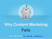 Why Content Marketing Fails